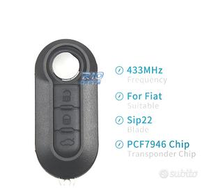 CHIAVE COMPLETA FIAT 500 PANDA PUNTO BRAVO GRANDE 