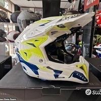 AIROH Casco Cross Aviator 3 - Spin - Yellow