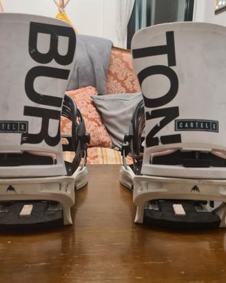 Attacchi snowboard urton Cartel X taglia M Reflex