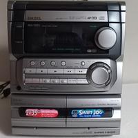 Impianto stereo Aiwa completo di casse,giradischi.