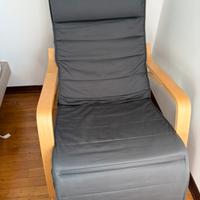 Sedia a dondolo Songmics