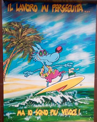 Poster Arti Grafiche Ricordi 68x98 Lupo Alberto 