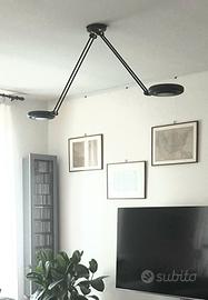 Lampada alogena a due bracci