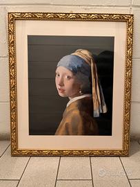 Riproduzione Ragazza con orecchino - J. Vermeer