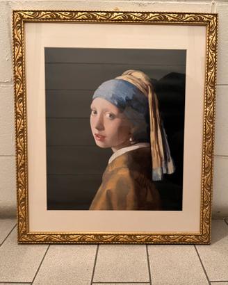 Riproduzione Ragazza con orecchino - J. Vermeer