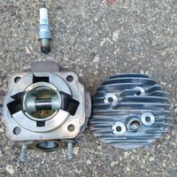 ape 50 testata pistone  candela e marmitta