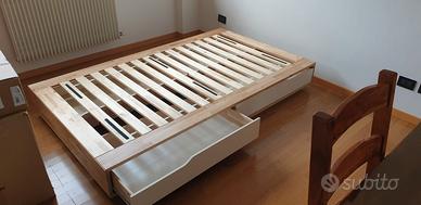 letto nuovo 120x200 con cassetti