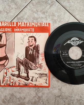 Disco vinile 45 giri funzionante Franco Trincale 