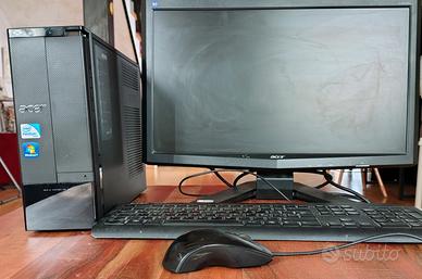 Pc fisso con monitor