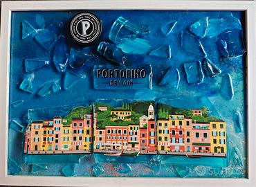 QUADRO VINTAGE BOTTIGLIA GIN