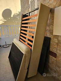 letto contenitore una piazza e mezza