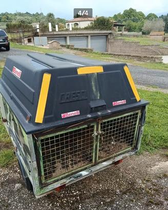 carrello trasporto cani