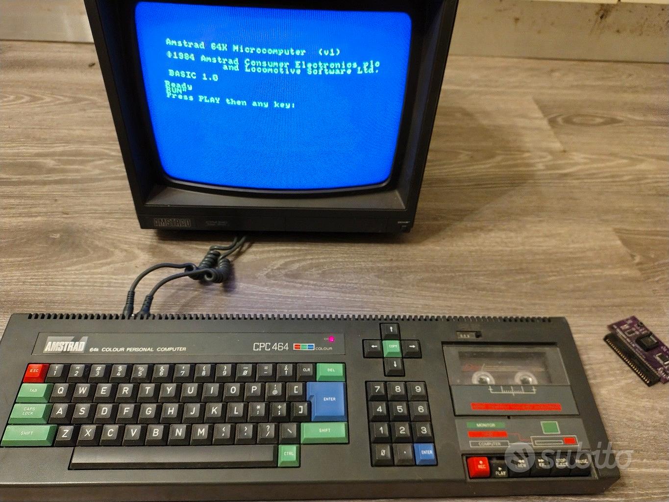 Amstrad cpc464 e monitor a colori - Informatica In vendita a Como