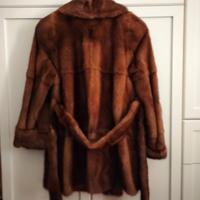 pelliccia di vero visone