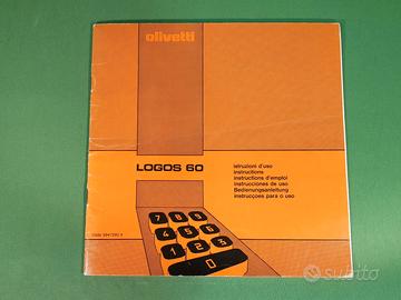 Olivetti libretto istruzioni calcolatrice Logos 60