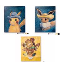 Pokemon Center × Van Gogh Museum 3 Dipinti 