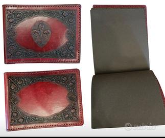 Album portafoto vintage in cuoio -Stile Fiorentino