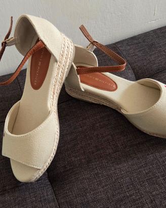 Sandali Espadrillas Tommy Hilfiger Beige/Marrone