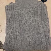 🧥 Maglione uomo piombo OVS a trecce grigio –nuovo