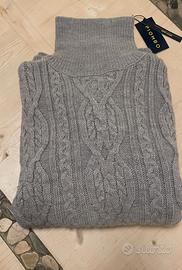 🧥 Maglione uomo piombo OVS a trecce grigio –nuovo