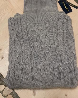 🧥 Maglione uomo piombo OVS a trecce grigio –nuovo