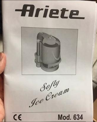 Ariete party time softy ice cream maker