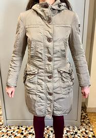 Giaccone Peuterey color sabbia donna originale