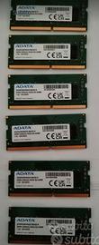 6x RAM DDR4 8Gb Sodimm Adata 3200Mhz DDR 4 8 Gb 