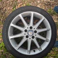 Gomme Pirelli P ZERO NERO usate e cerchi Mercedes