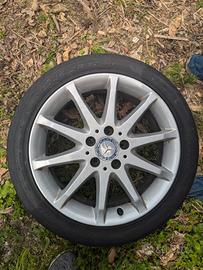 Gomme Pirelli P ZERO NERO usate e cerchi Mercedes