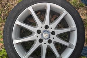 Gomme Pirelli P ZERO NERO usate e cerchi Mercedes