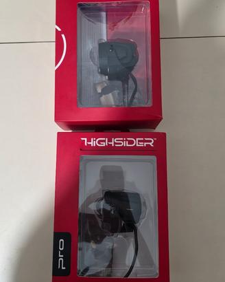 Coppia Fari LED Moto HIGHSIDER Omologati