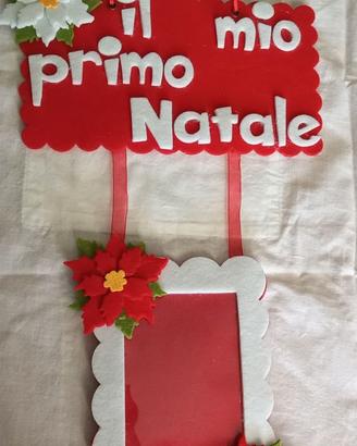 Portafoto Panno Natale