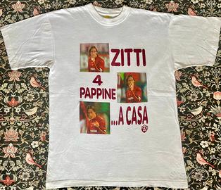 Maglia Roma Vintage Totti 4 Pappine Taglia M