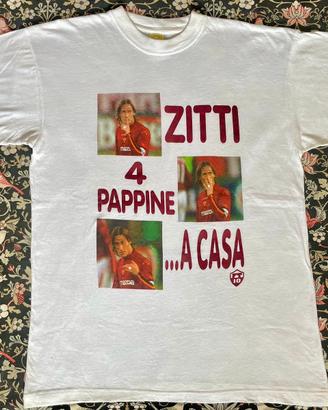 Maglia Roma Vintage Totti 4 Pappine Taglia M