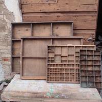 cassetti da tipografo vintage