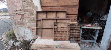cassetti da tipografo vintage
