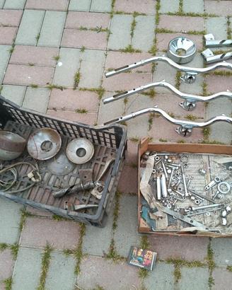 manubrio lambretta 125 c 125 ld cromato originale 