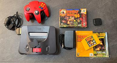 Nintendo 64 N64 JAP + Donkey Kong 64 USA+ Ex. Pak