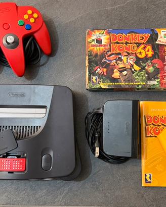 Nintendo 64 N64 JAP + Donkey Kong 64 USA+ Ex. Pak