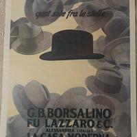 Poster pubblicitari Borsalino