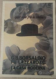 Poster pubblicitari Borsalino