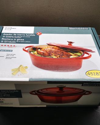Rostiera in GHISA LIVARNO HOME 3.8 L - NUOVA 