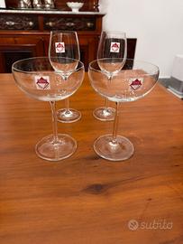 4 calici da degustazione