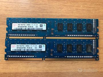 RAM 2GB DDR3 1RX8 PC3 12800U HYNIX