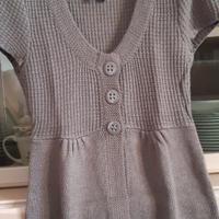 Maglia/cardigan 3 bottoni manica corta - Zero