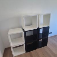 Lounge Cubo Mdf Bianco Nero