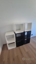 Lounge Cubo Mdf Bianco Nero