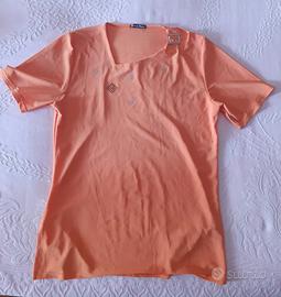 magliette arancione vinaccia grigia verde marrone 