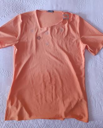 magliette arancione vinaccia grigia verde marrone 